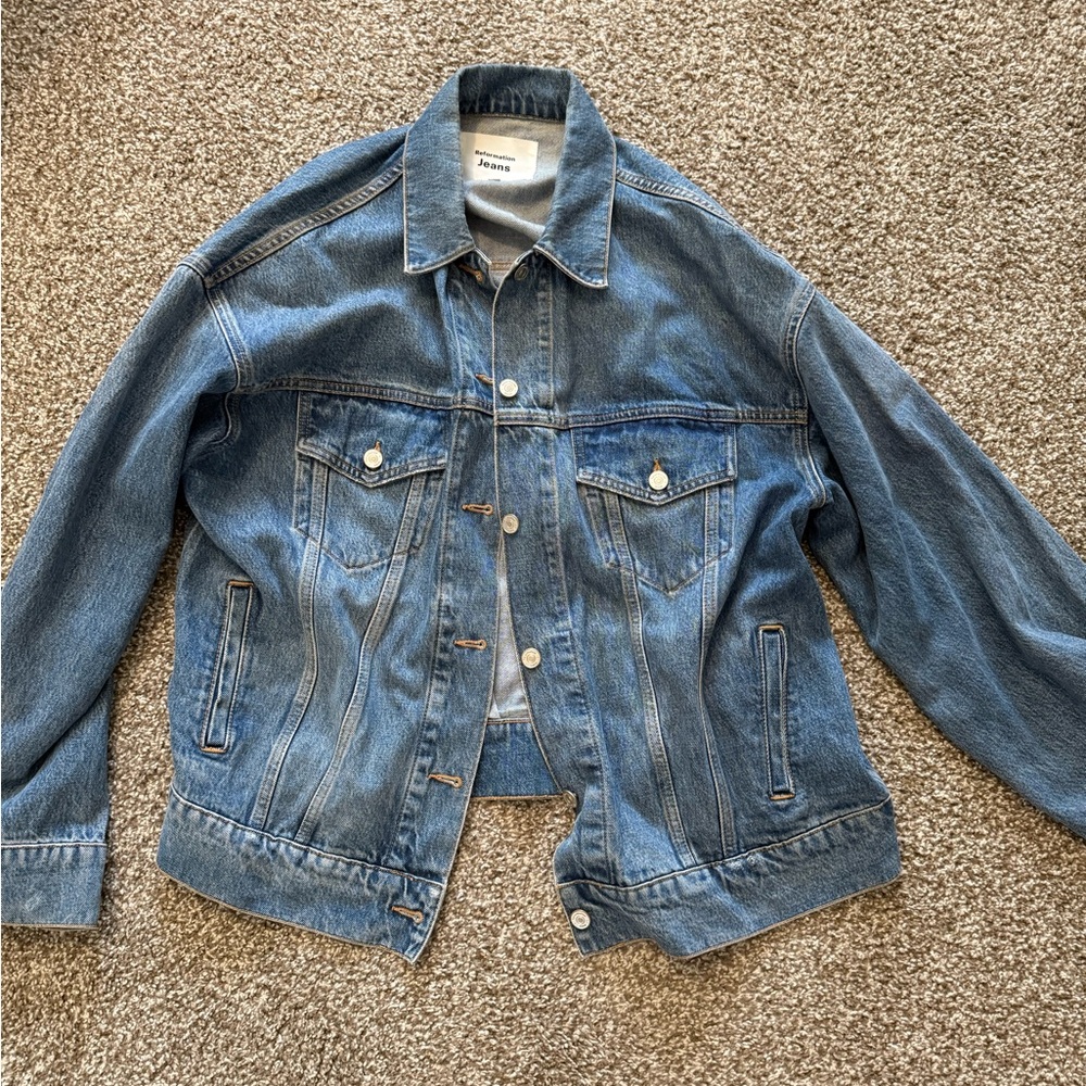 Reformation Blue Denim Jacket
